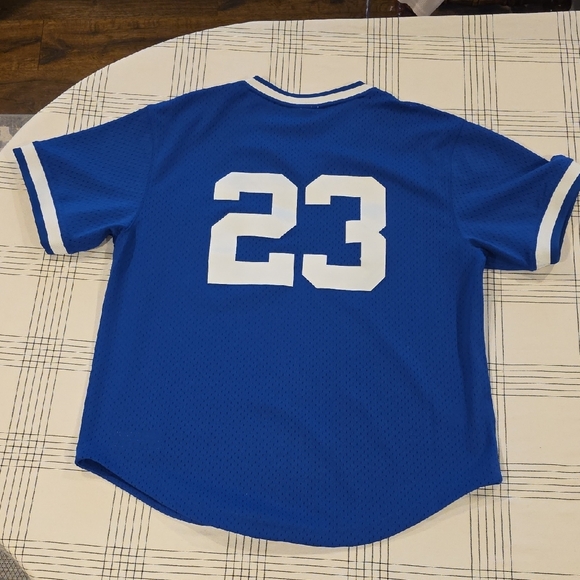 Mitchell & Ness Blue Ryne Sandberg Cubs Jersey - Picture 5 of 5